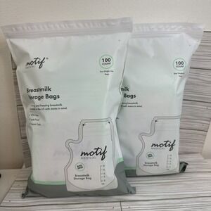 UNOPENED Motif Medical Breast Milk Storage Bags 2 x 100ct